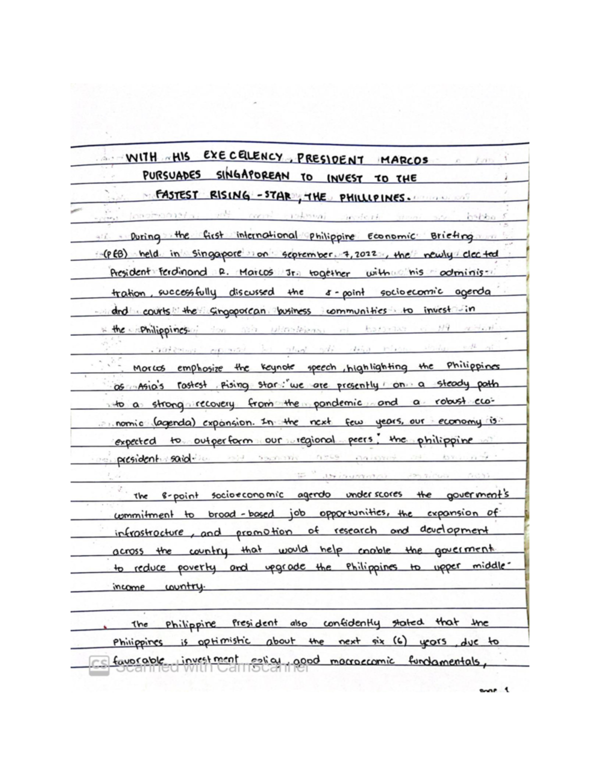 Balgos News Writer - notes - Accountancy - Studocu
