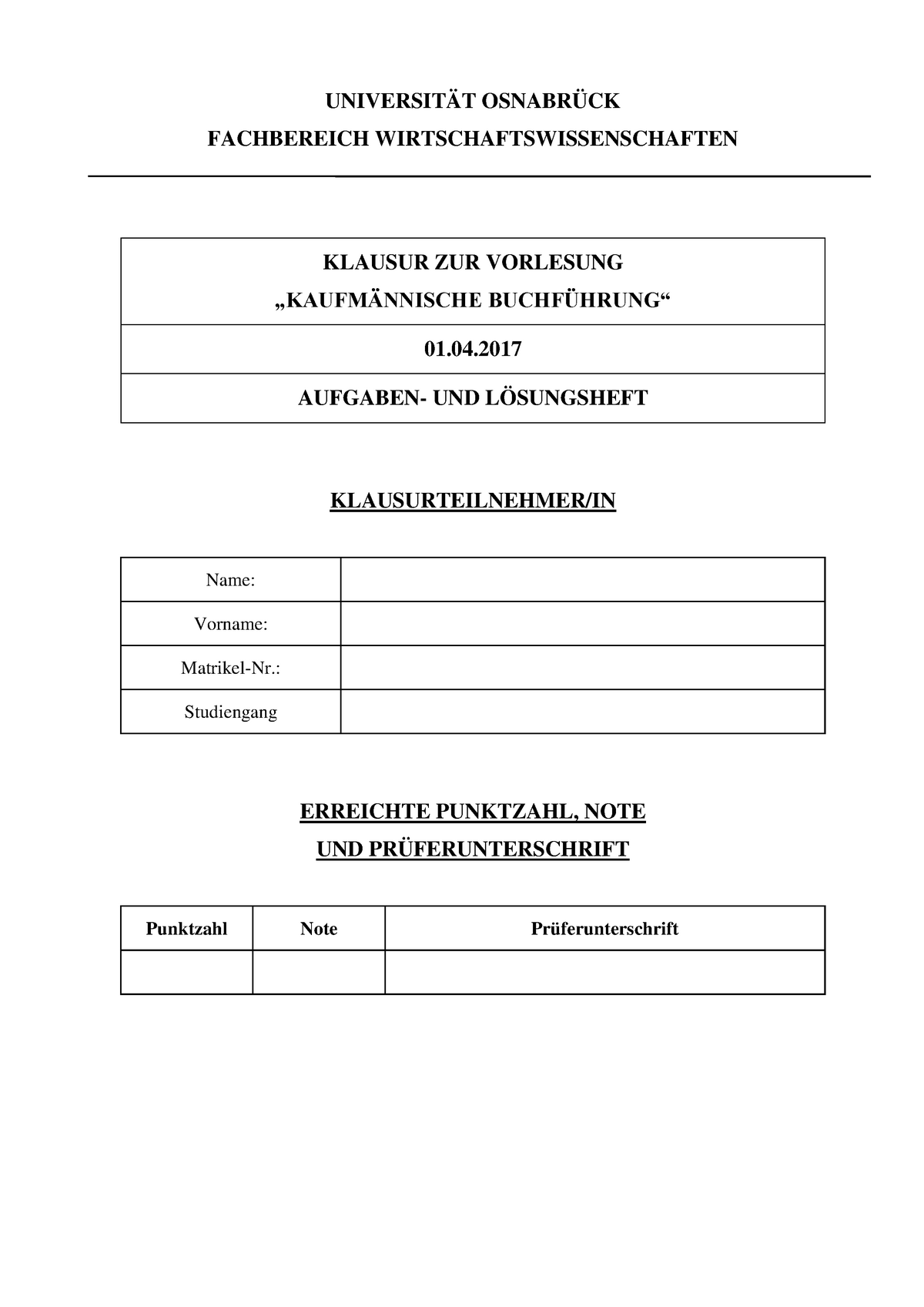 Klausur Winter 2016 2 - UNIVERSITÄT OSNABRÜCK FACHBEREICH ...