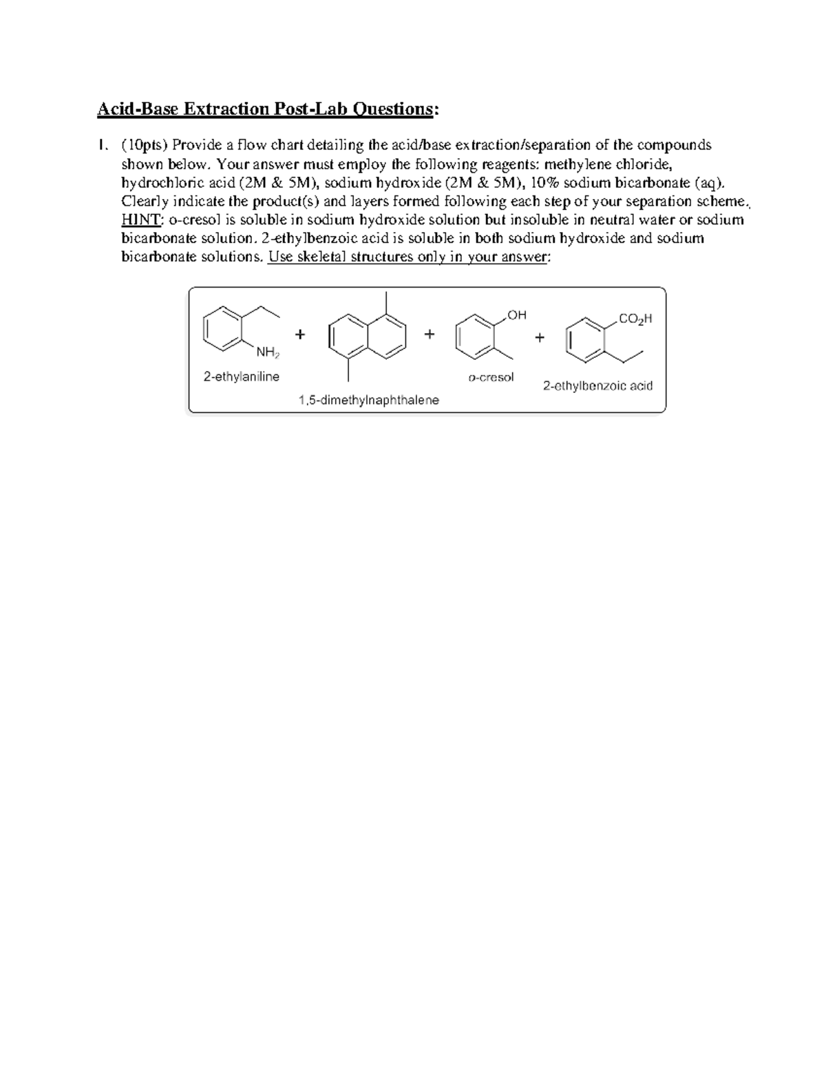 Post Lab 6 Questions - CHEM 2211L - UGA - Studocu