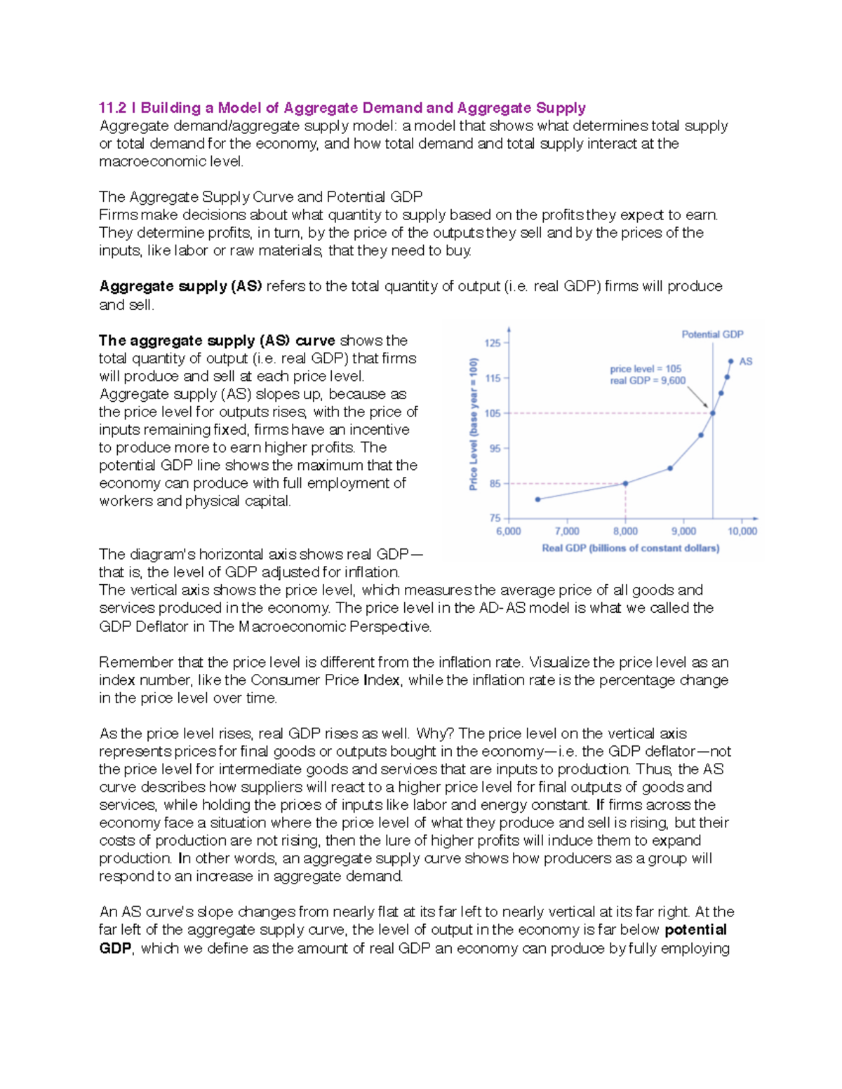 Econ 102 Chap 11.2 - 15 - Lecture notes 11-15 - 11 Building a Model of ...
