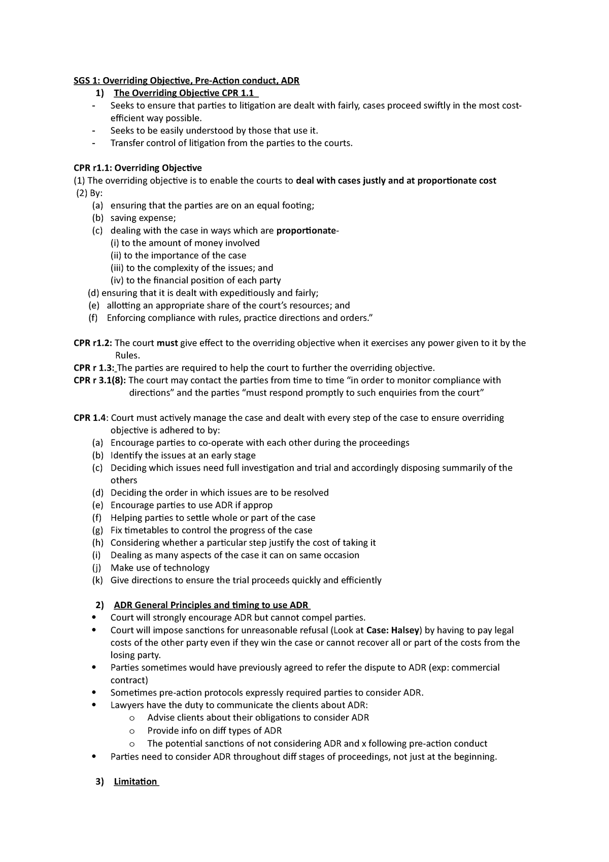 notes-overriding-objective-pre-action-protocol-sgs-1-overriding