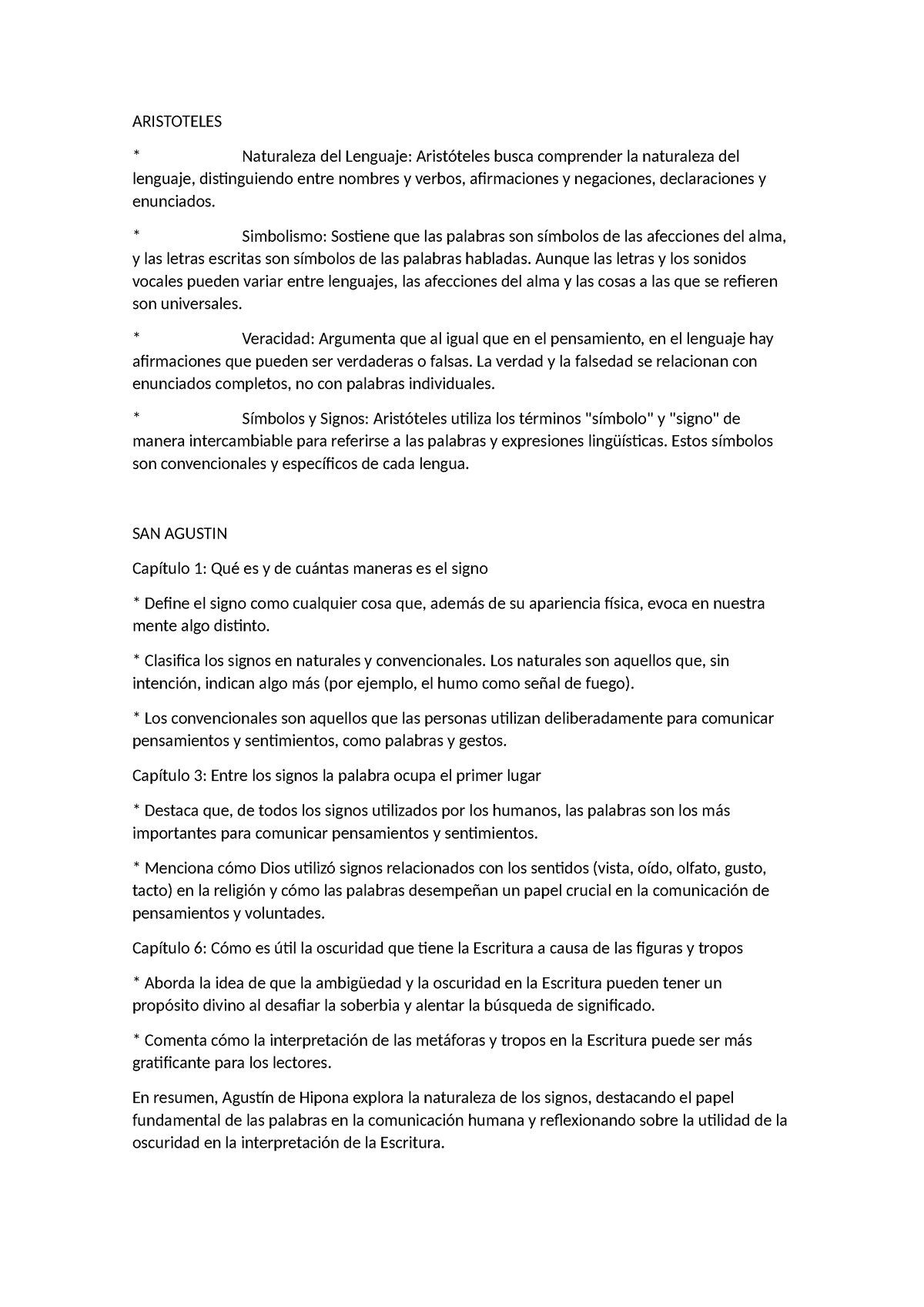 Final semiologia - Resumen Semiología - ARISTOTELES Naturaleza del ...