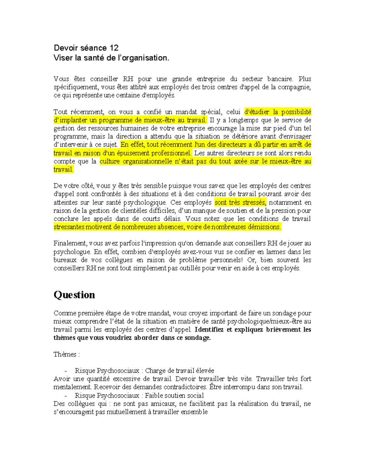 CAS v3 Aut 2023 - Lady Gaga - Devoir séance 12 Viser la santé de l ...