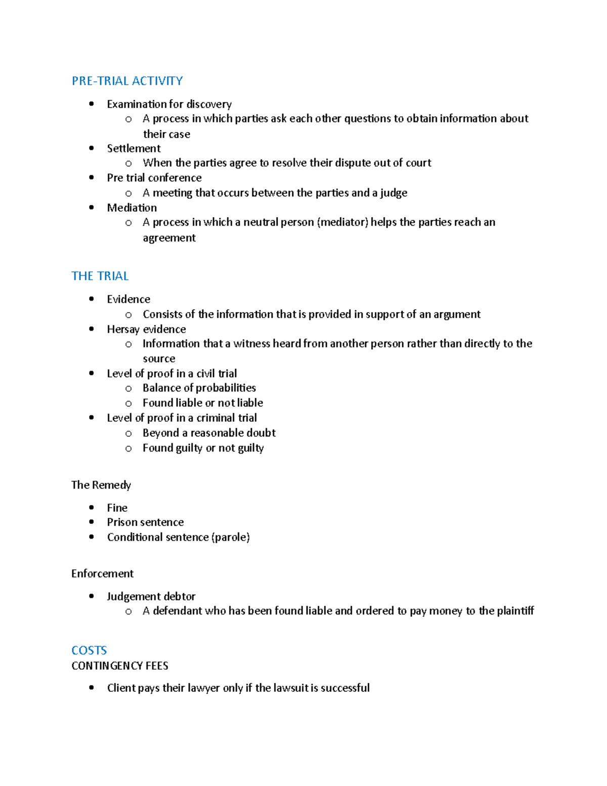 Chapter 2 - Litigation & Alternative Dispute Resolution - ACTIVITY ...