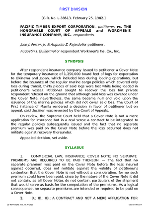 Sunlife Assurance Co. of Canada v. Court of Appeals - FIRST DIVISION [G ...