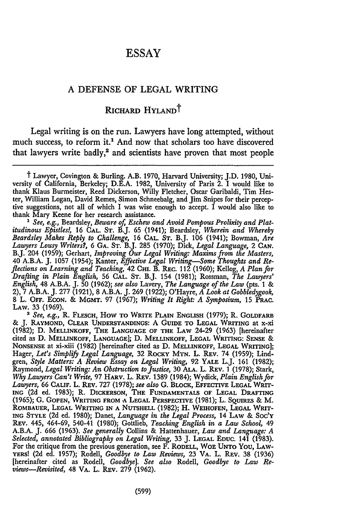 a-defense-of-legal-writing-essay-a-defense-of-legal-writing-richard