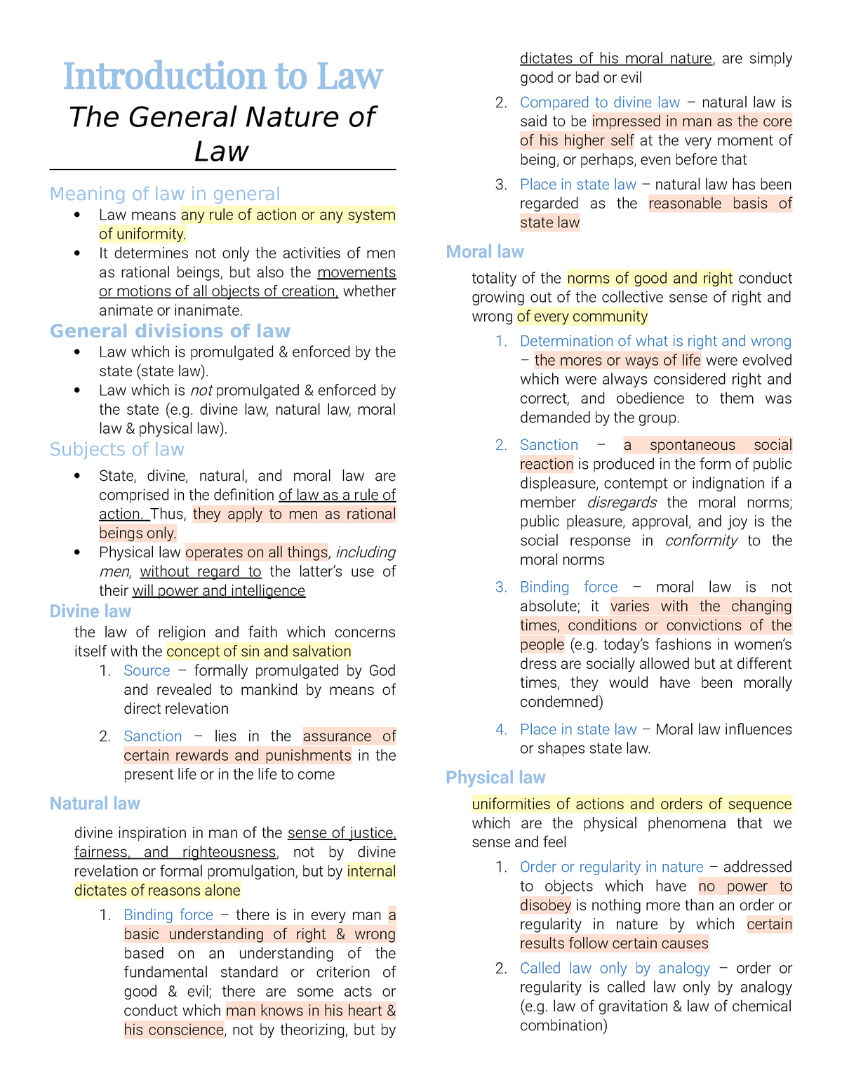 introduction-to-law-lecture-notes-1-introduction-to-law-the-general