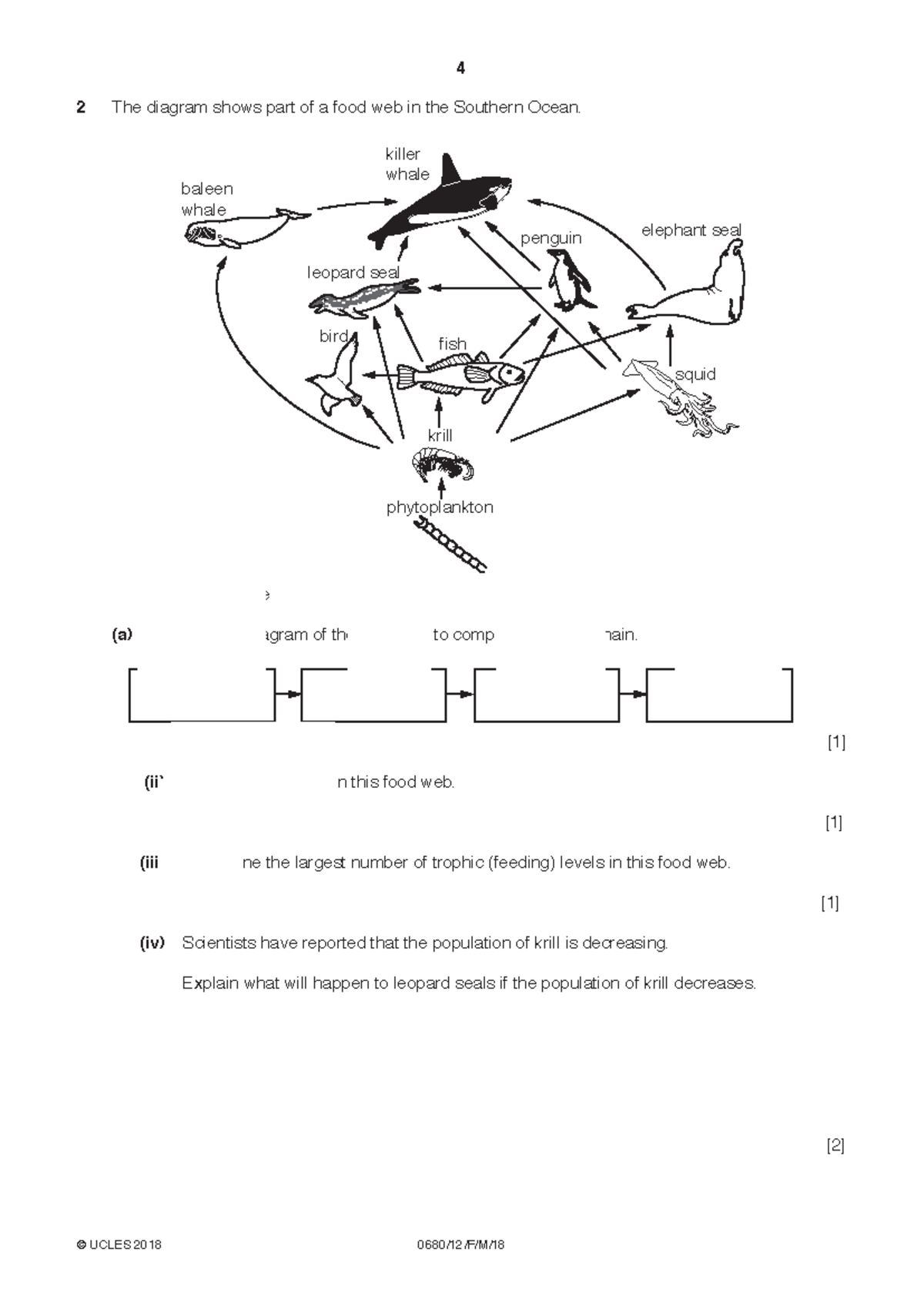 Chapter 5 Ocean Fisheries Classfied Solved Past Papers 2 - ©UCLES 2018 ...