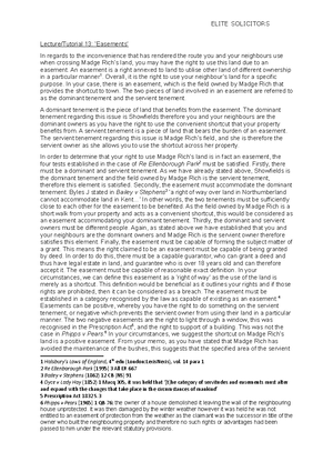 Easement land law uk image