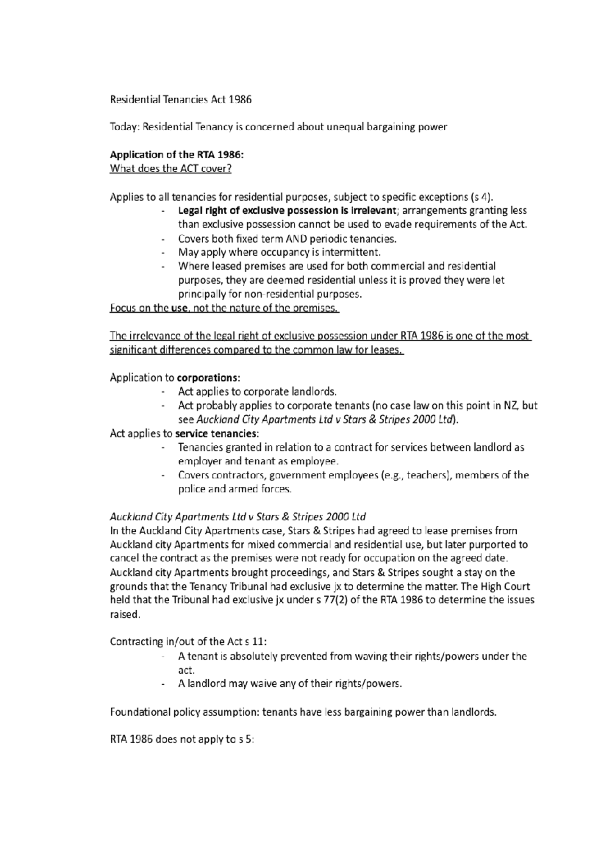 RTA and Licenses - Residential Tenancies Act 1986 Today: Residential ...