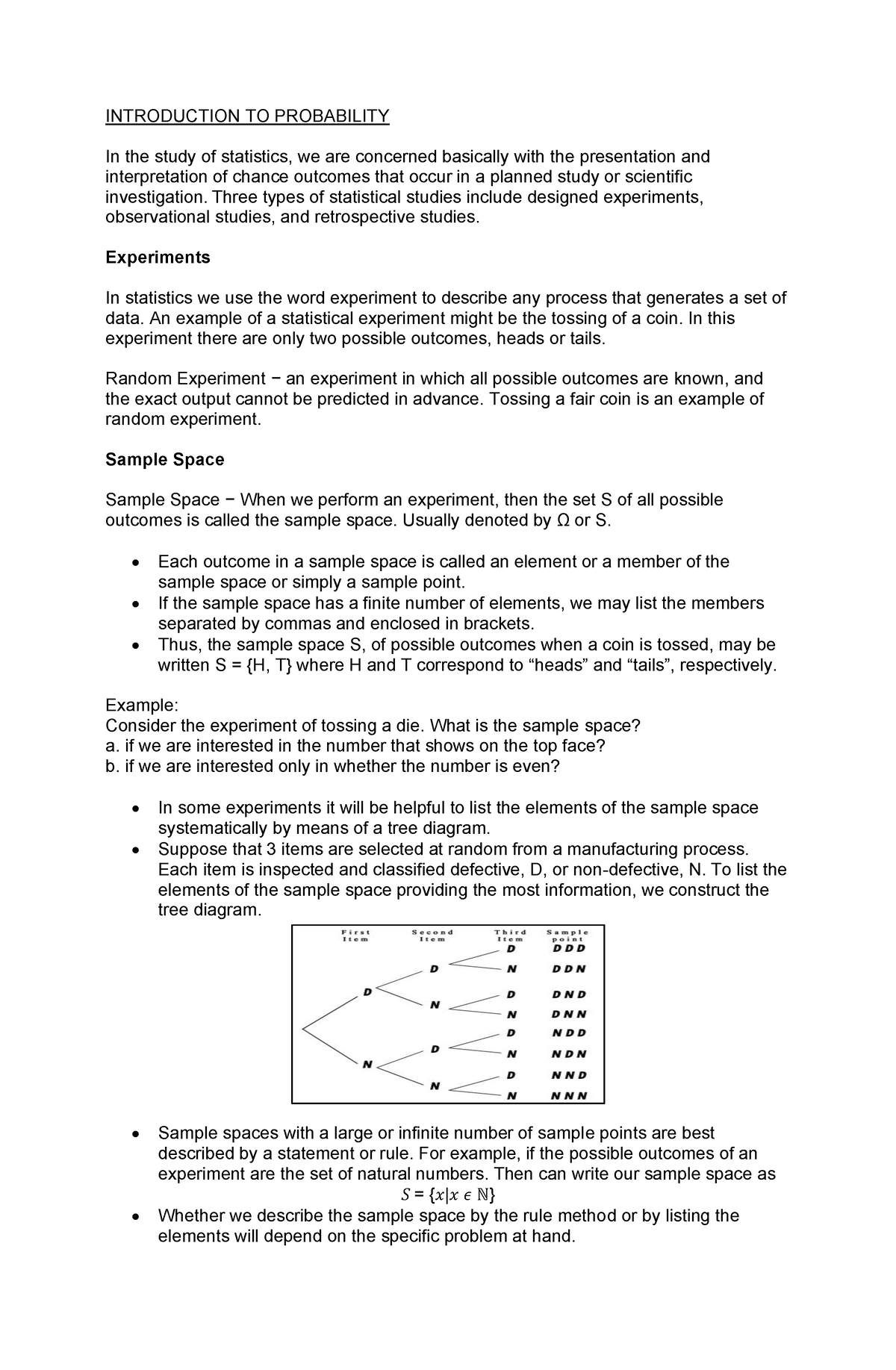 probability research paper topics