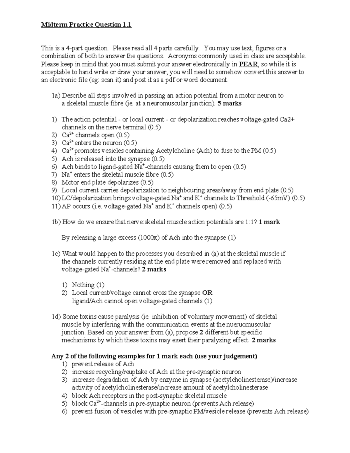 Midterm 7 October 2019, questions and answers - Midterm Practice ...