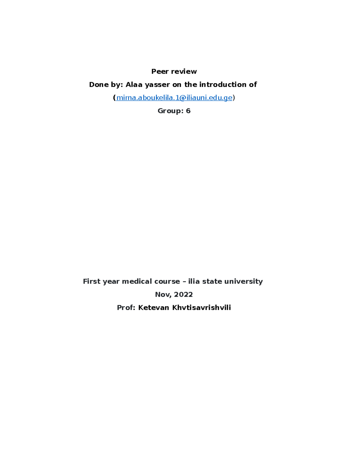 Peer Review Academic Writing Peer Review Done By Alaa Yasser On Peer Review Academic Writing Peer Review Done By Alaa Yasser On
