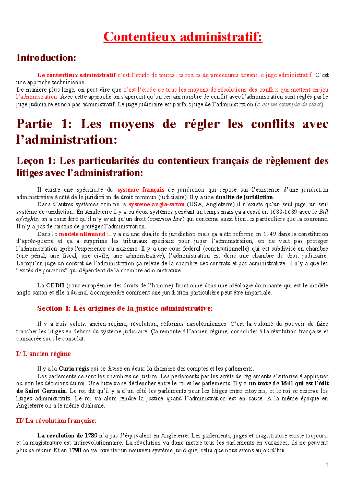 Contentieuxadministratif - Contentieux Administratif: Introduction: Le ...