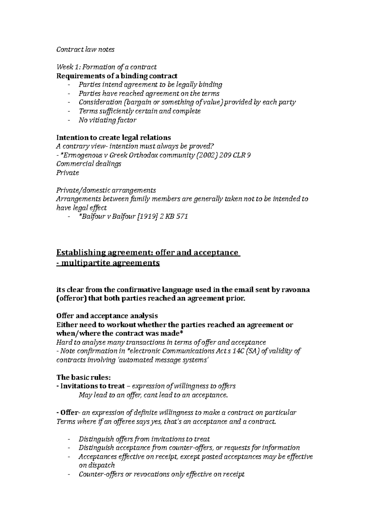 contract-law-revision-notes-contract-law-notes-week-1-formation-of-a