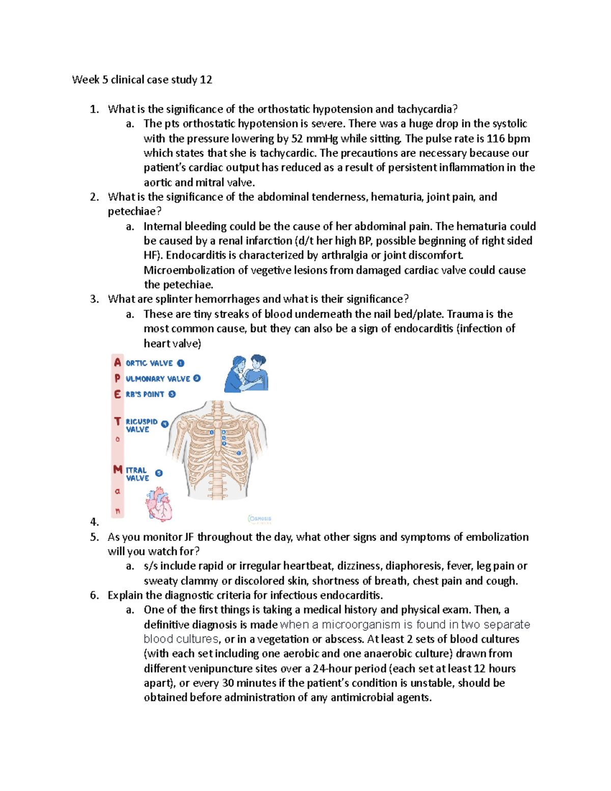 clinical case study quiz