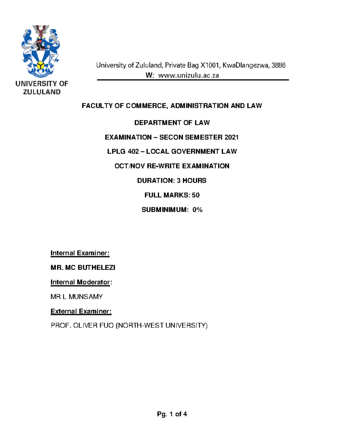 local-government-law-rewrite-exam-oct-nov-2021-faculty-of-commerce