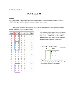 HW5 Spring 2024 - homework 5 - Homework Set CSCE2114 – Digital Design ...