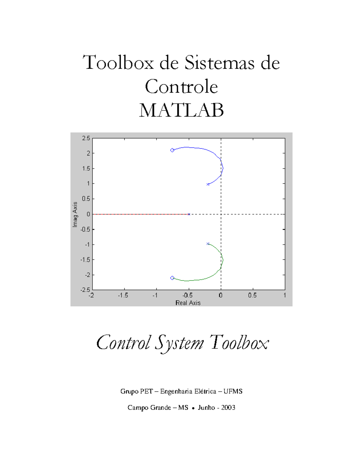 Controle com Matlab - Códigos - Toolbox de Sistemas de Controle MATLAB ...