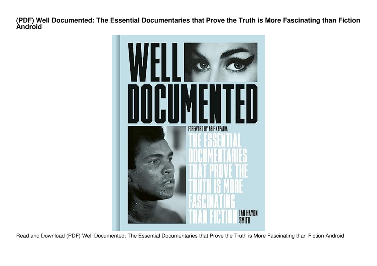 (PDF) Well Documented: The Essential Documentaries That Prove The Truth ...