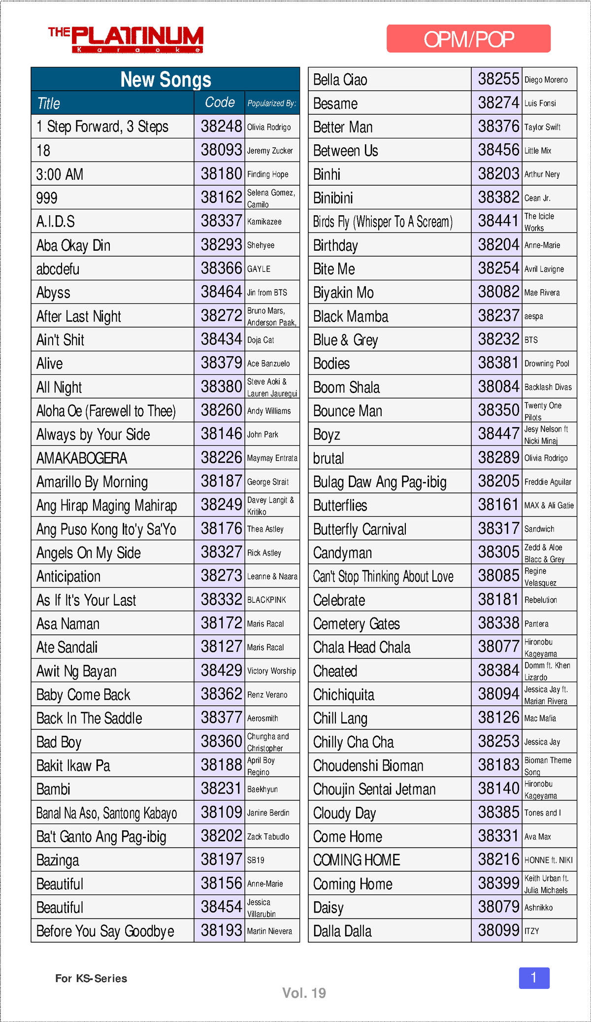 Local media 5211869007465826608 - 1 Vol. 19 For KS- Series New Songs ...