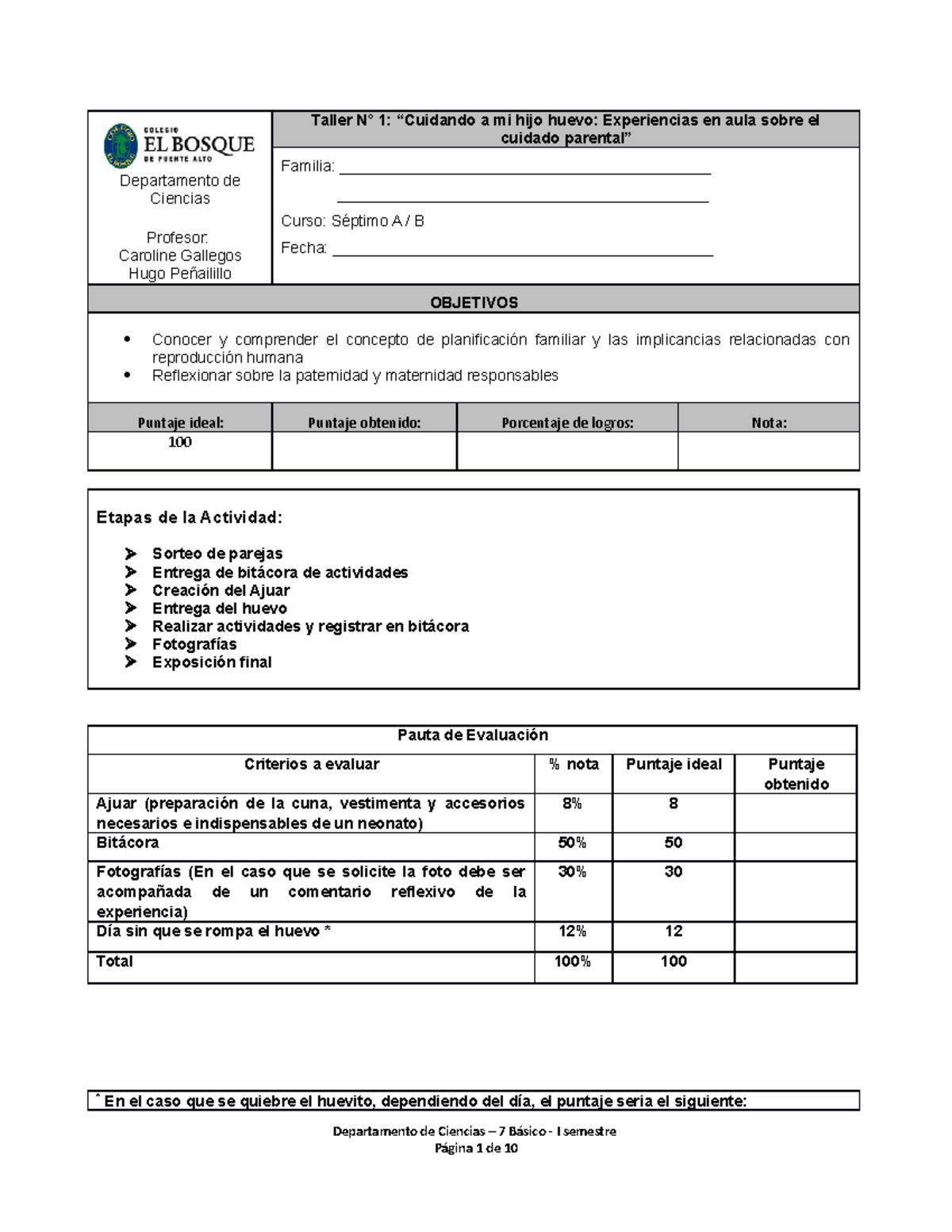 Actividad Planificacion Familiar de 7mo - Departamento de Ciencias ...