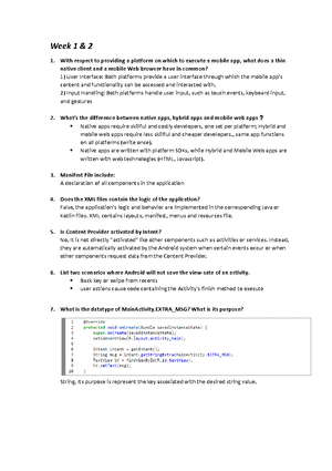 Fit2081 revision - Week 1 SDK (Software development kit) - It is a ...