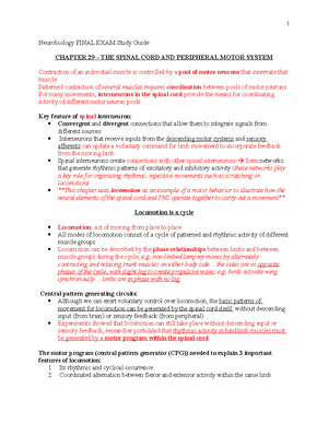 Neuro Exam 3 Study Guide - Neurobiology Exam 3 Study Guide CHAPTER 16 ...