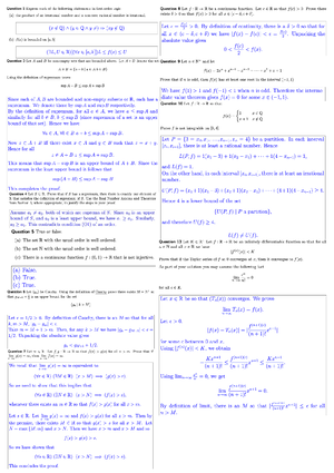 Real Analysis Problem Book - School of Mathematics and Statistics ...