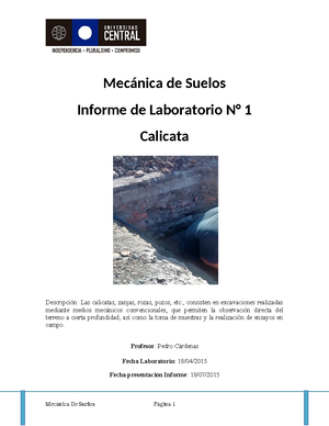 JP MTC E 101 Muestreo DE Suelos Y Rocas - Manual de Ensayo de ...