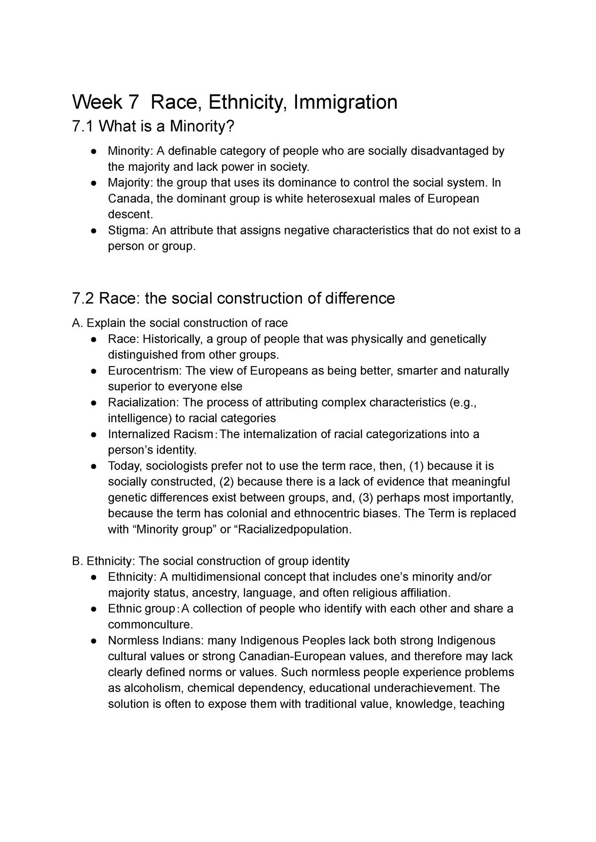 Week 7 Race, Ethnicity, Immigration - Week 7 Race, Ethnicity ...