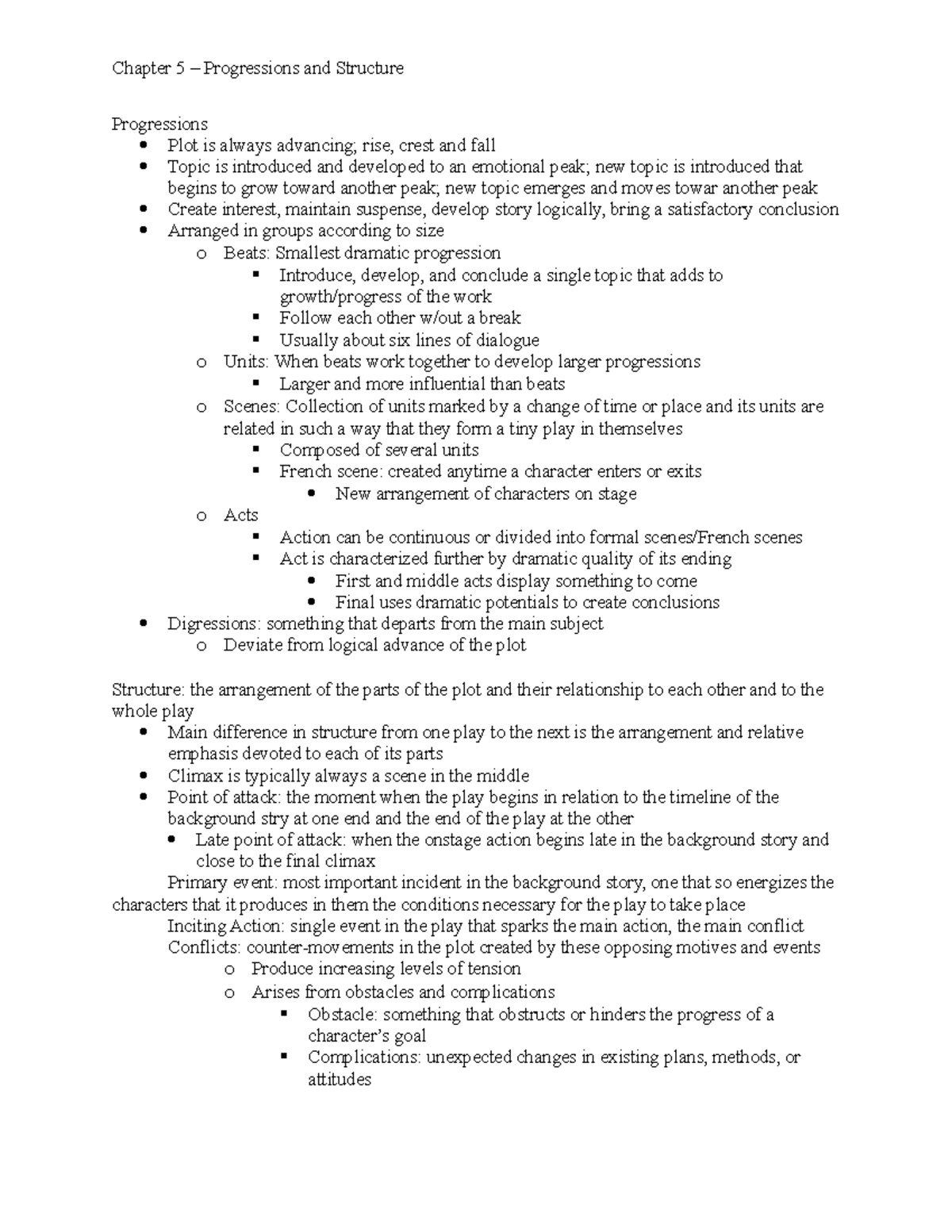 Chapter 5 – Progressions and Structure - Chapter 5 Progressions and ...