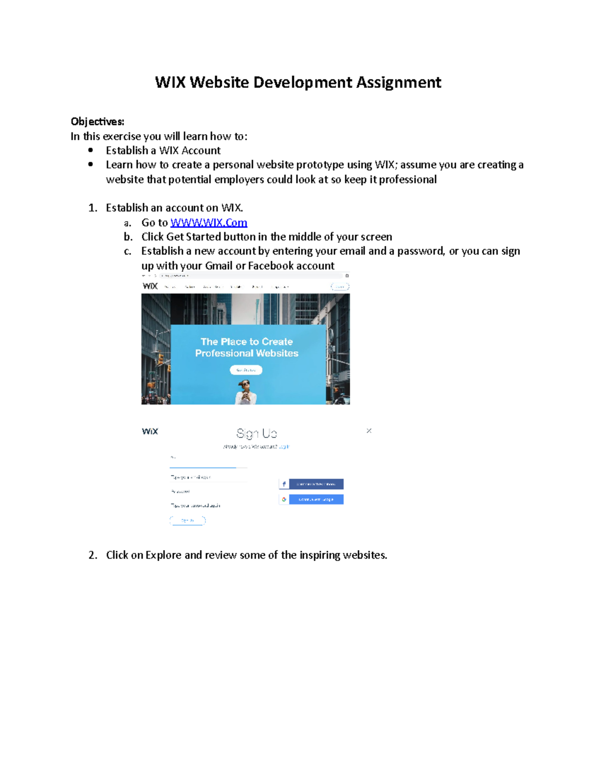A2 - Website - Example or sample of assignment - WIX Website ...