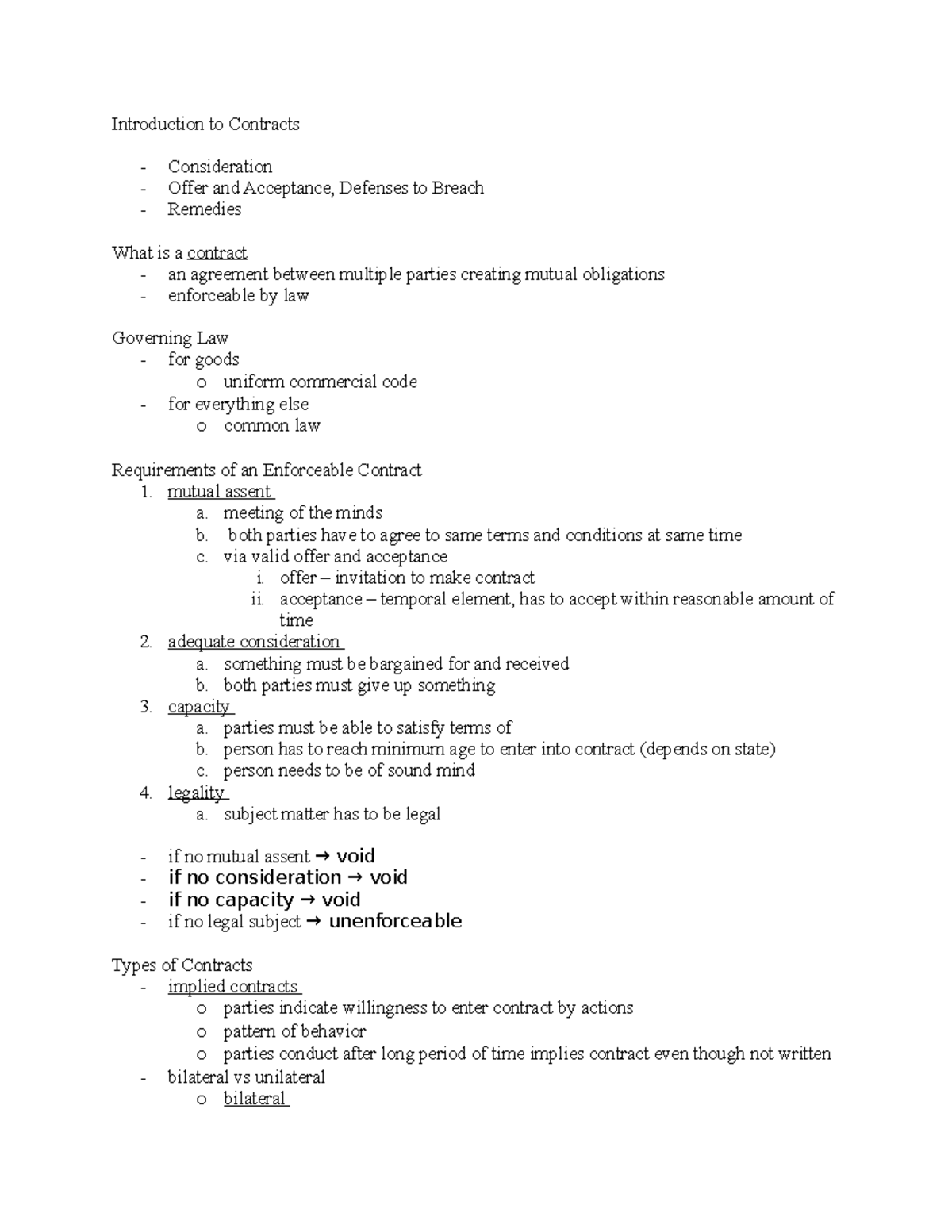 Lecture 11 Introduction to Contracts - Introduction to Contracts ...