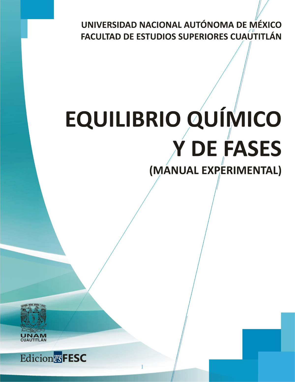 Equlibrio Quimicoyde Fases-Manual Experimental-UNAM(2012 ) - CONTENIDO ...