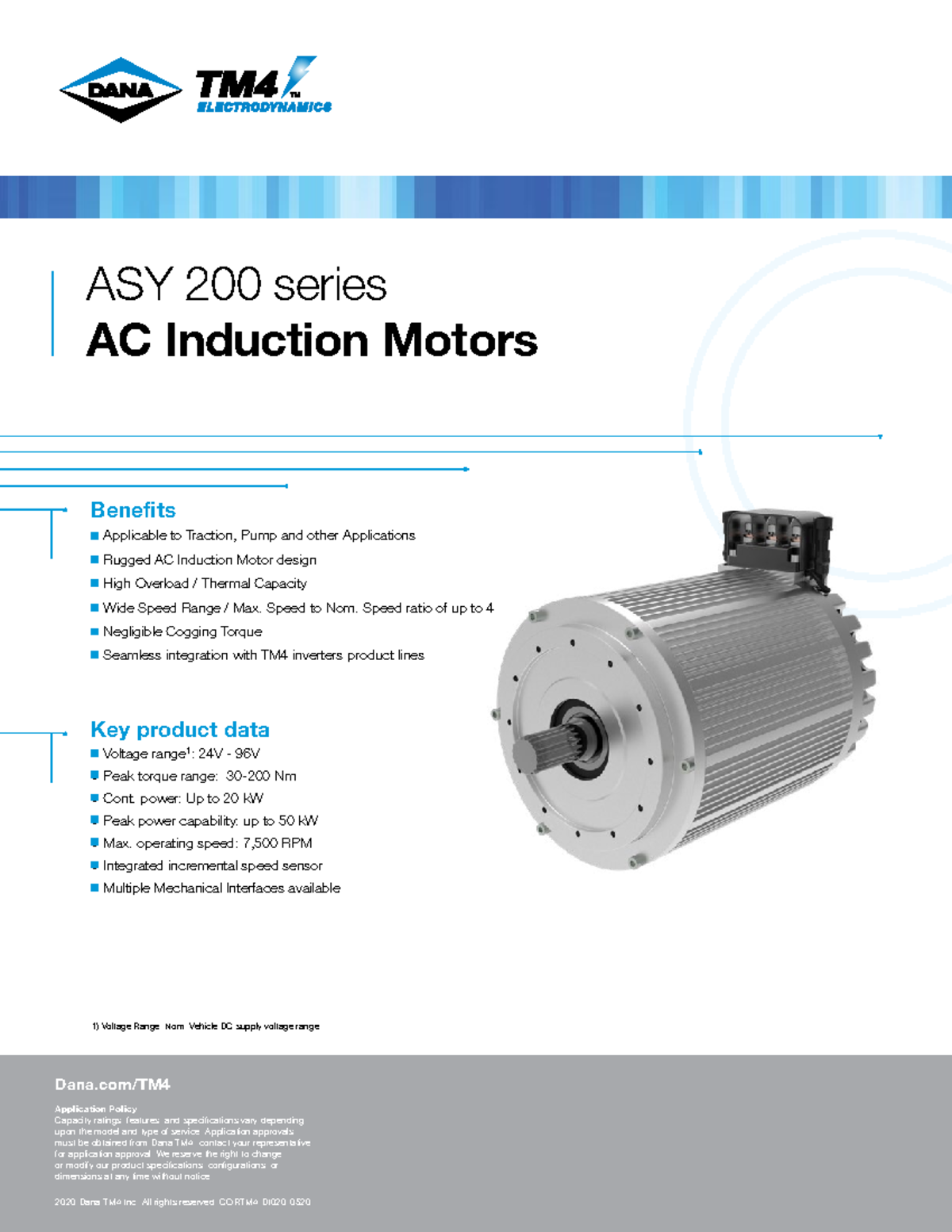 TM4 ASY 200 onepager - antonio marteines - ASY 200 series AC Induction ...