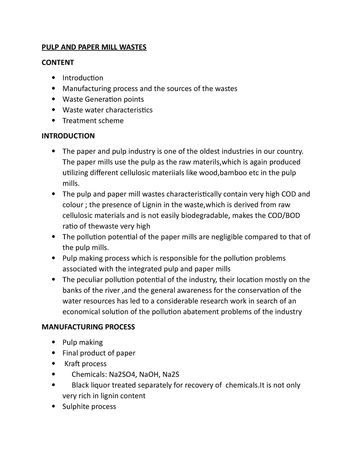 research papers on paper and pulp industries