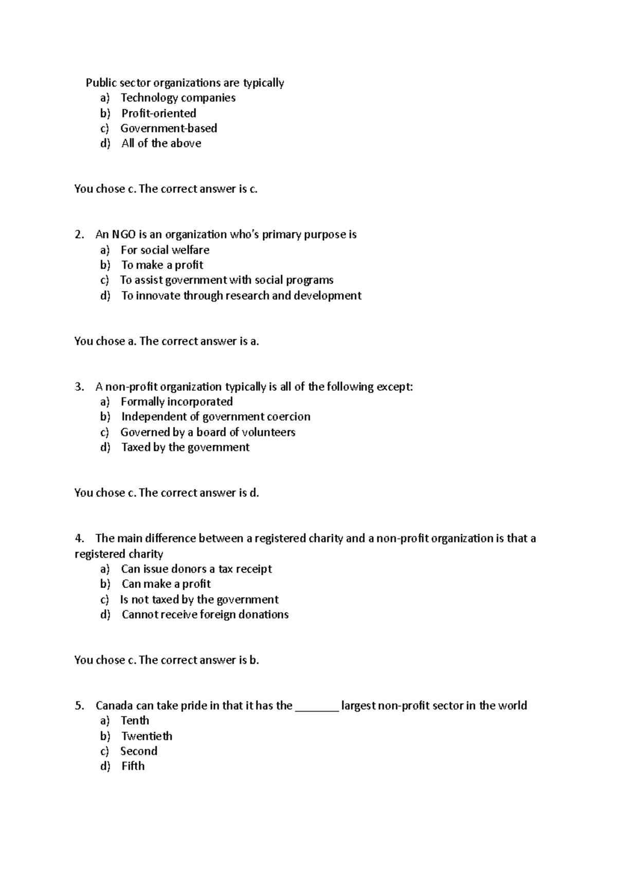 Sample/practice exam 12 December 2018, questions and answers - Public ...
