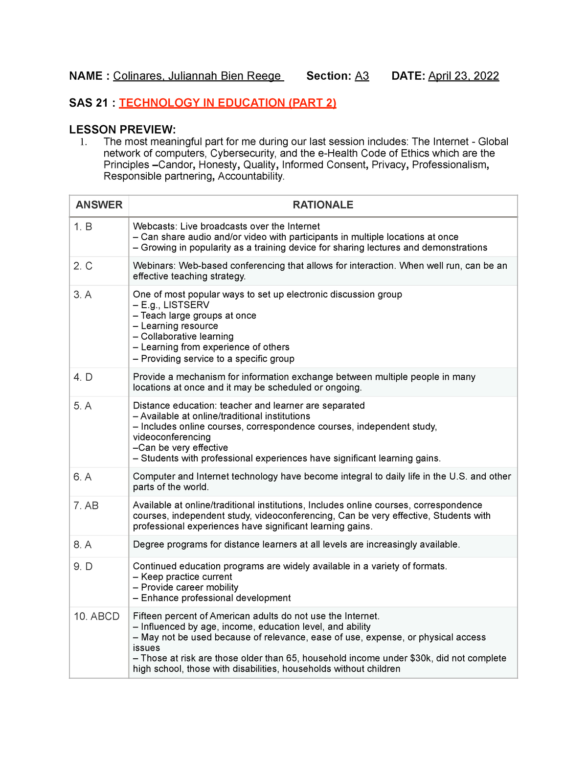 sas kalimpong assignment 2021