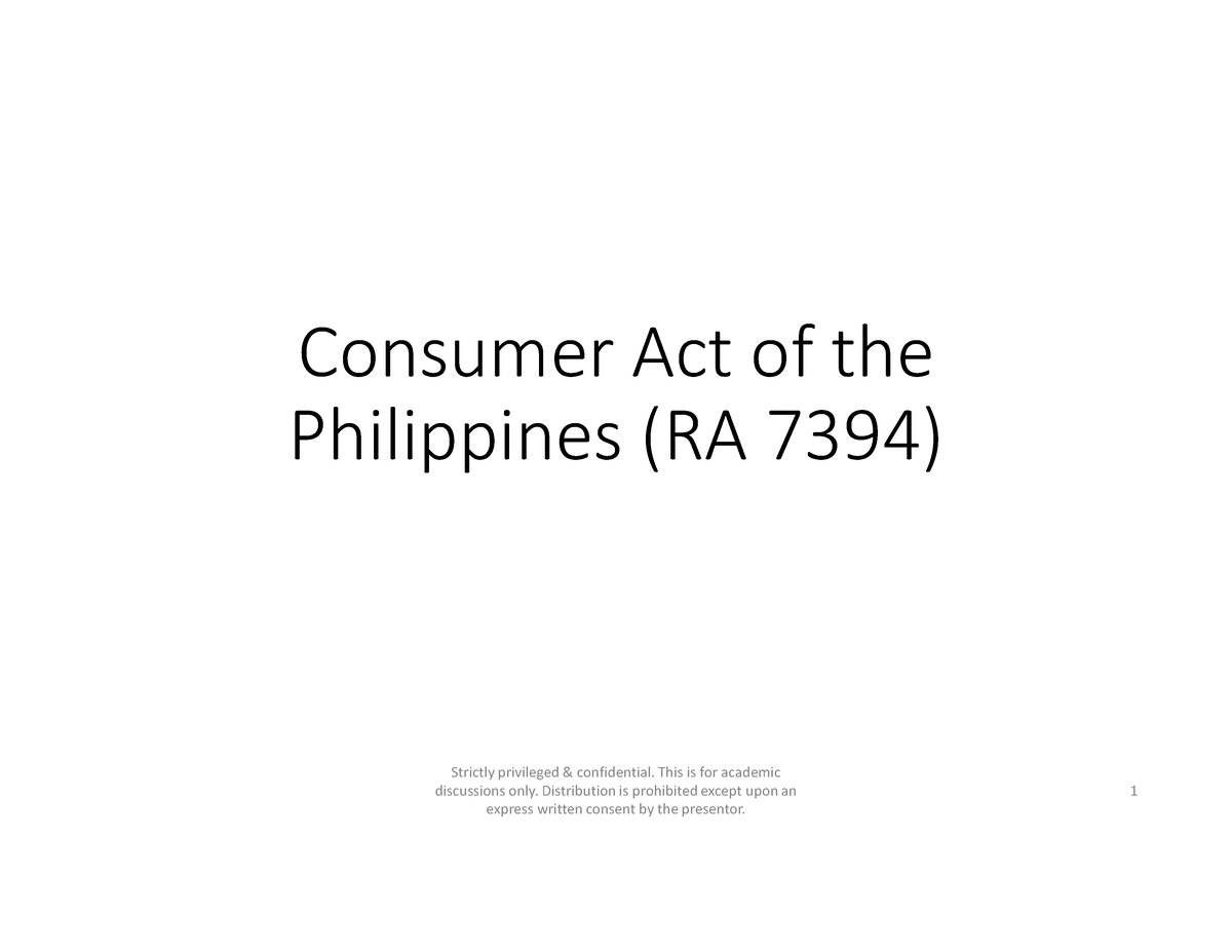 ra7394-ra-7394-the-consumer-act-of-the-philippines-republic-of-the