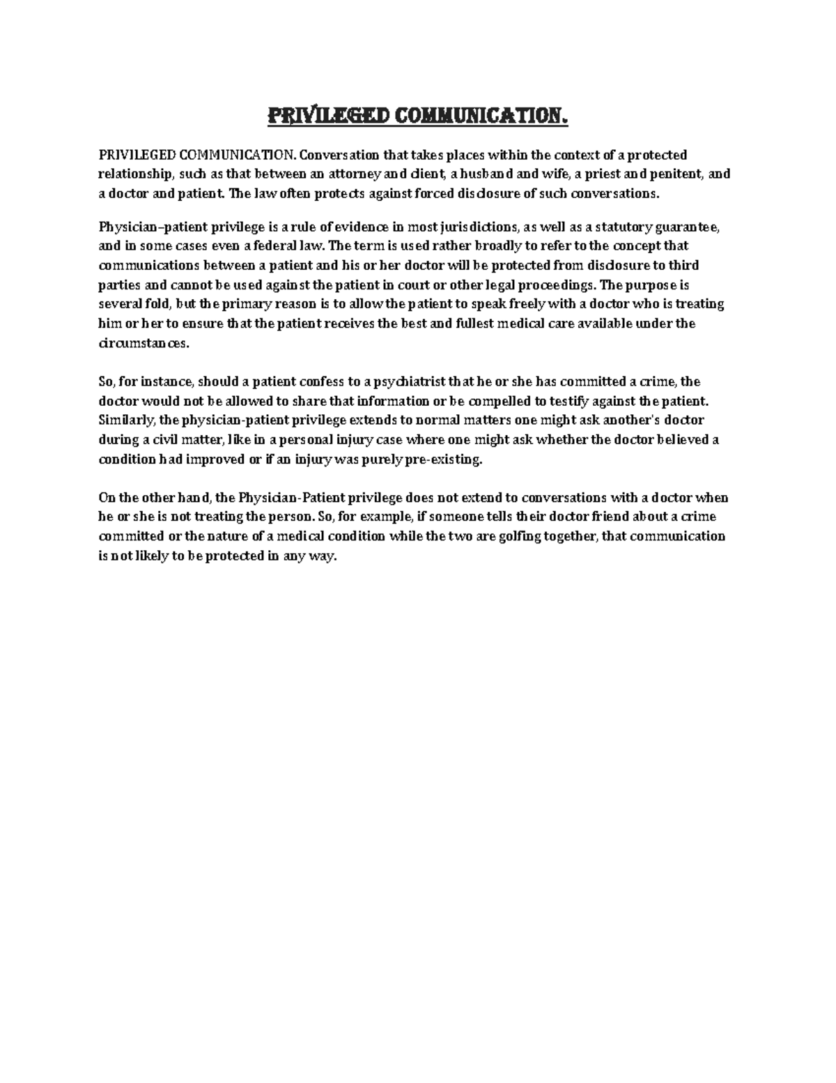 Example Of Privileged Communication In Counseling at Mabel Rodriguez blog