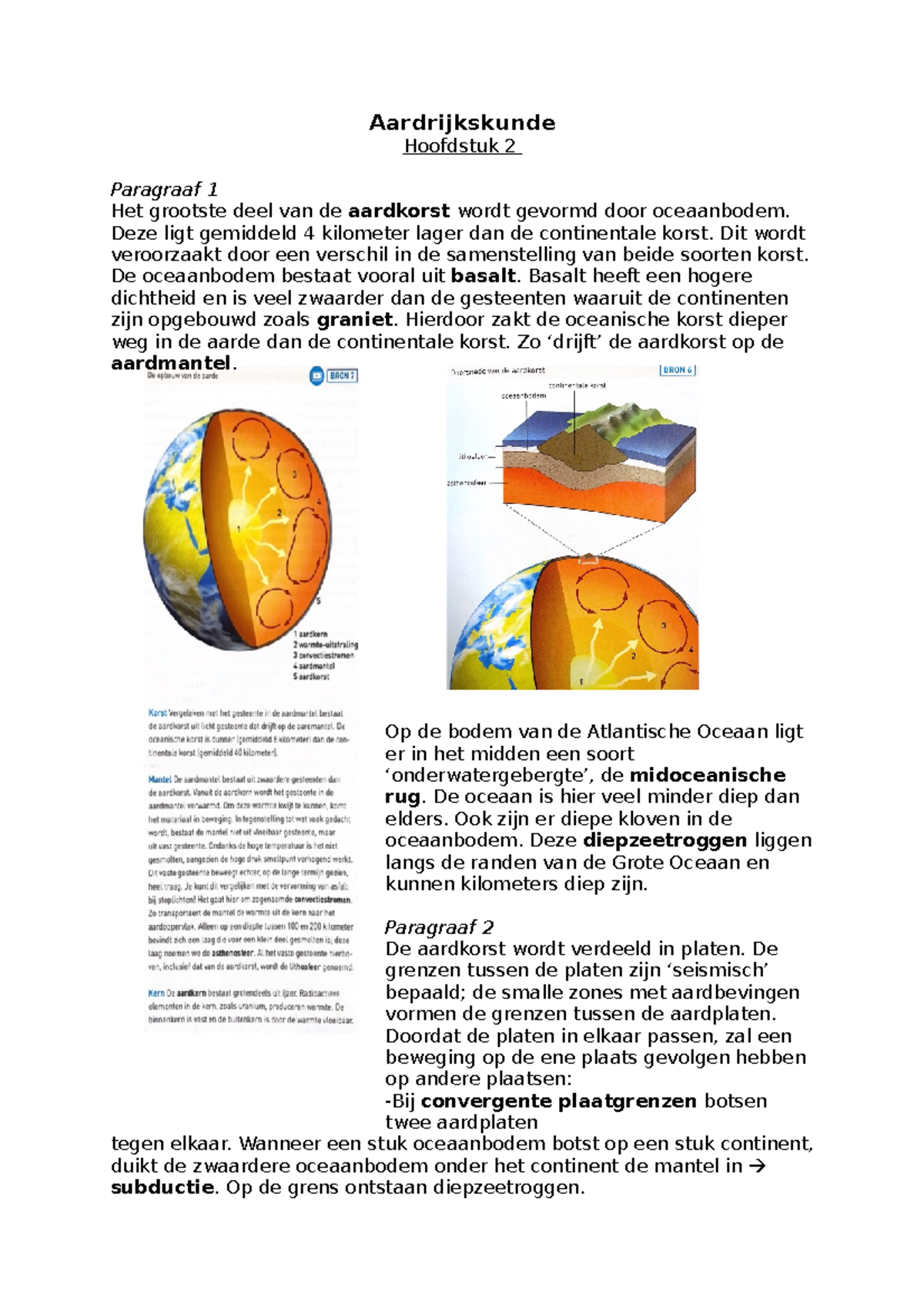 Aardrijkskunde Hoofdstuk 2 - Aardrijkskunde Hoofdstuk 2 Paragraaf 1 Het ...