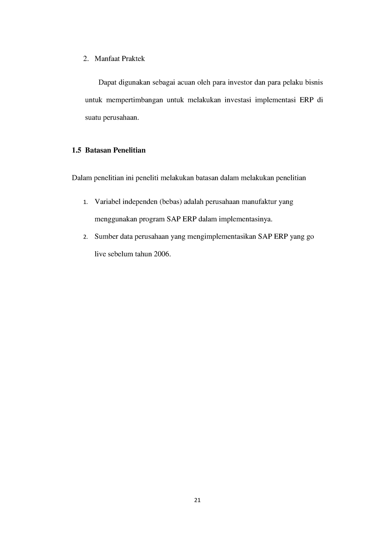 Analisis Perbandingan Kinerja Keuangan 3 - Manfaat Praktek Dapat ...