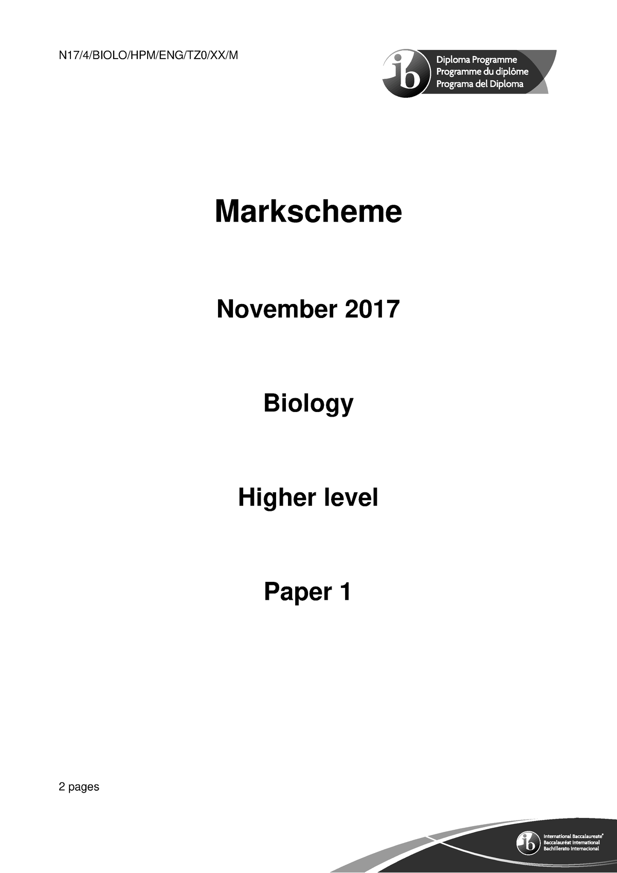 biology essay mark schemes