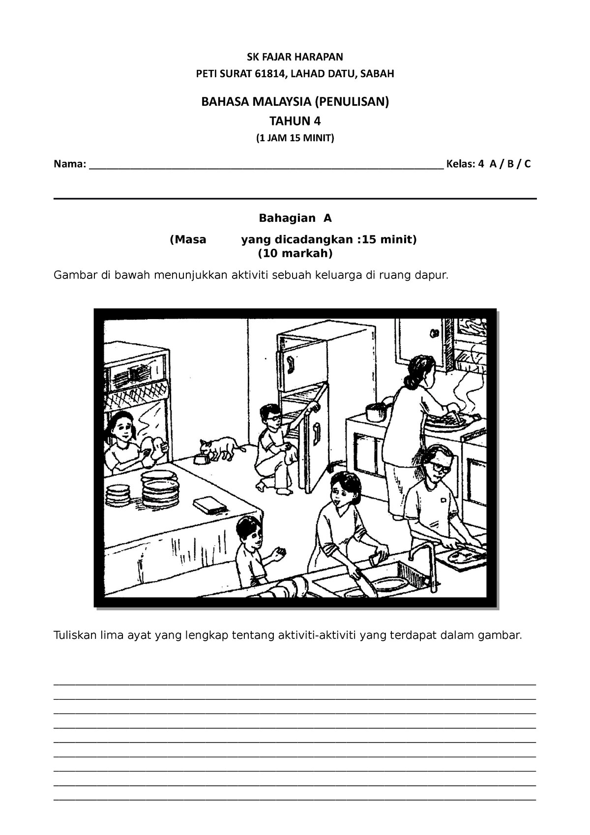 BM 2 Ujian 1 - BM 2 - Bahasa Melayu STPM - SMK Bako - Studocu