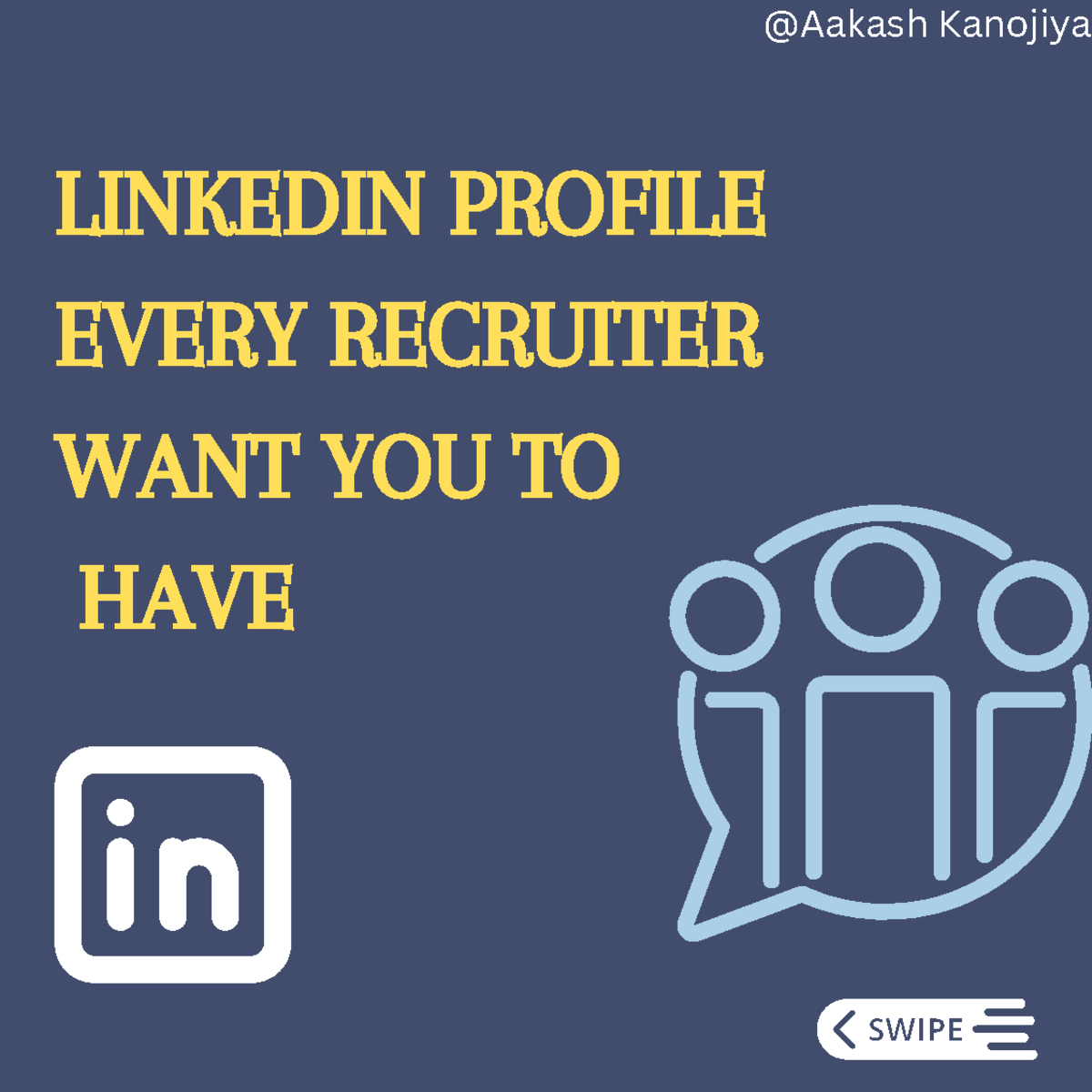 Linked In Profile every Recruiter want you to have - LINKEDIN PROFILE ...