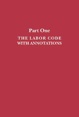 Labor LAW Essentials From Dean Salvador - LABOR LAW ESSENTIALS From ...