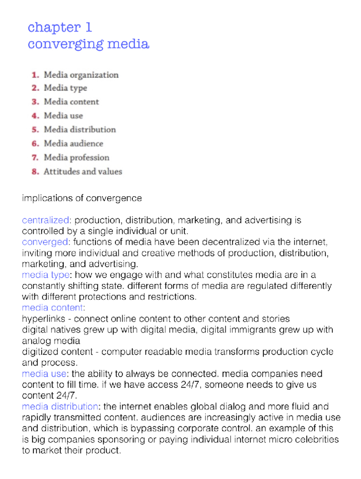 Converging Media A New Introduction To Mass Communication Chapter 1 Converging Media A New Introduction To Mass Communication Chapter 1
