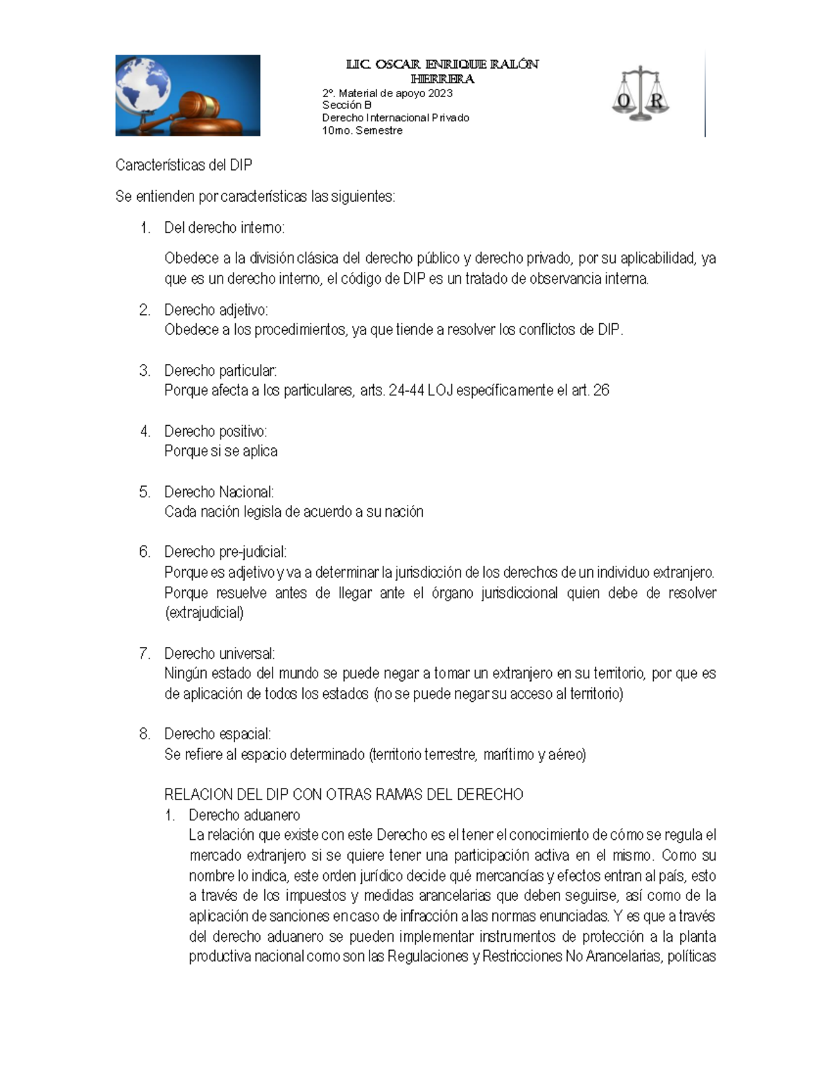 2o Material De Apoyo DIP - HERRERA 2 º. Material De Apoyo 2023 Sección ...