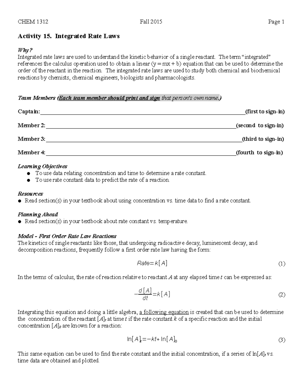 chem1312-integrated-rate-laws-chem-1312-fall-2015-page-1-activity-15